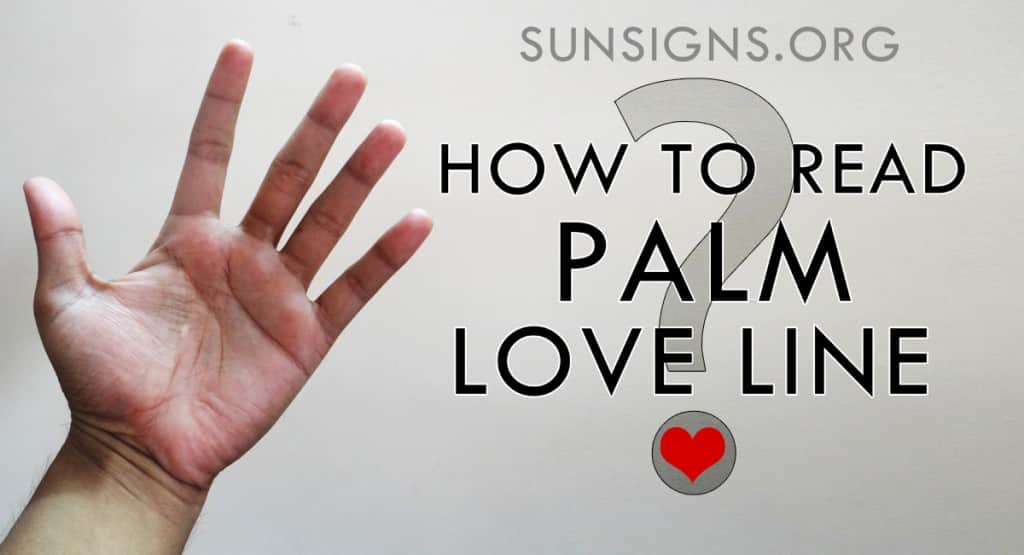 How To Read Palms The Love Line Sun Signs