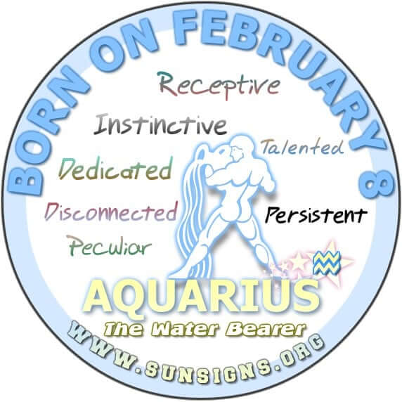 February 8 Aquarius Birthday Horoscope Analysis Personality Traits 