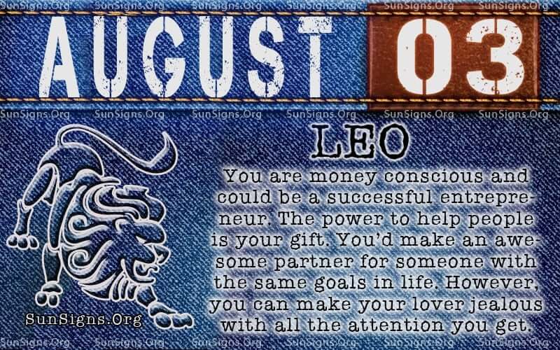 August 3 Birthday Horoscope Personality Sun Signs