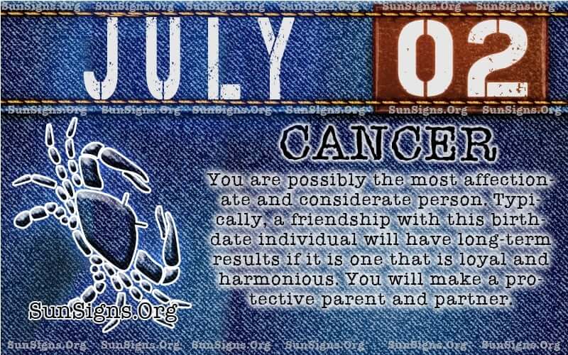 July 2 Birthday Horoscope Personality Sun Signs