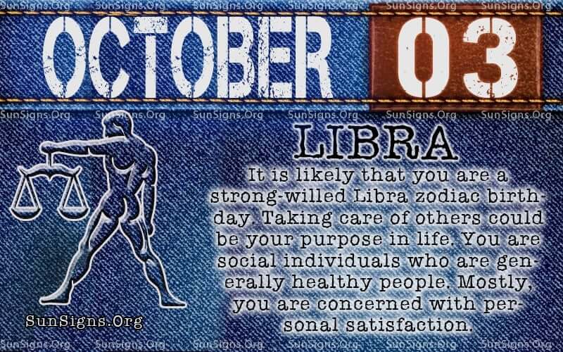 October 3 Birthday Horoscope Personality Sun Signs