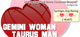 gemini woman taurus man