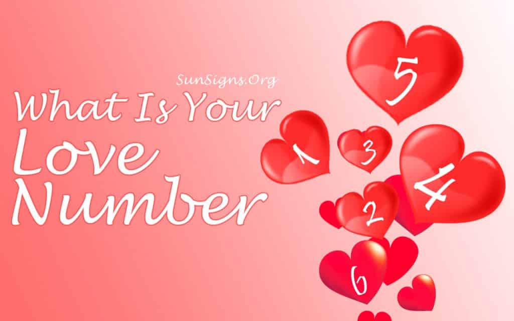 What Is Your Love Number Sunsigns