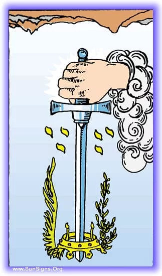 ace of swords reversed