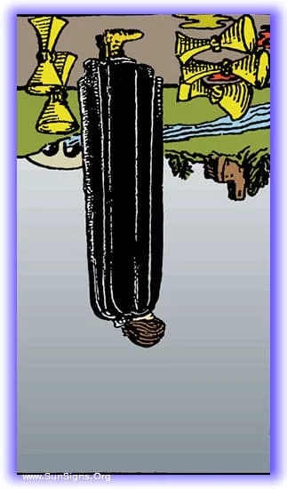 five of cups reversed