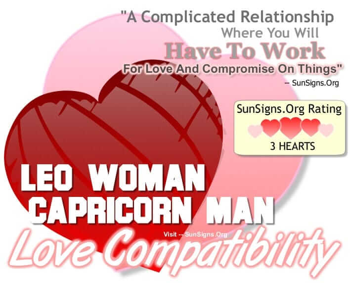 Leo Woman Capricorn Man A Complicated Relationship Sunsigns
