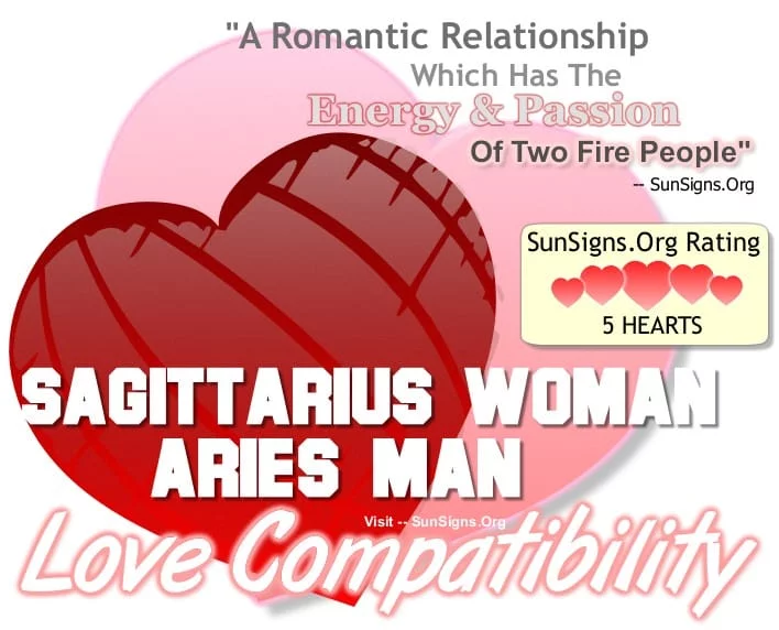 sagittarius woman aries man