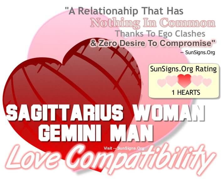 gemini man and sagittarius woman