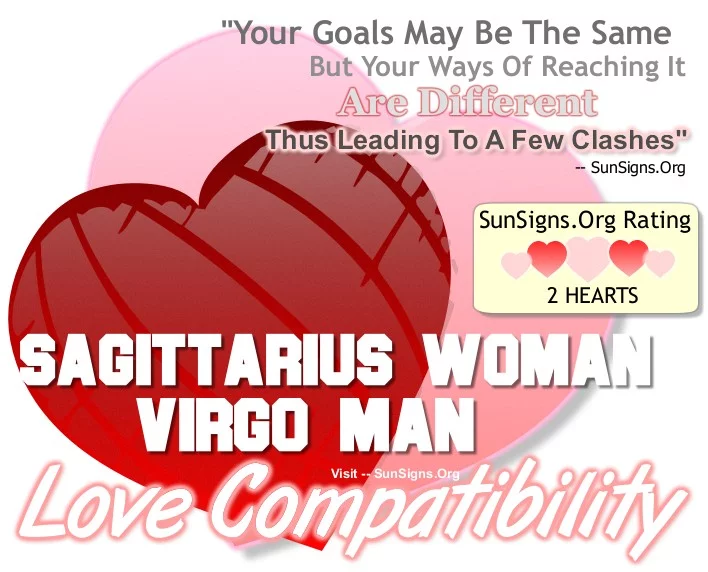 sagittarius woman virgo man