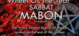 The Wicca Sabbat festival of Mabon symbolizes the end of the summer year