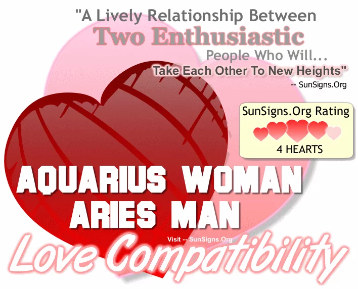 Aquarius Vrouw Ram Man Liefdescompatibiliteit