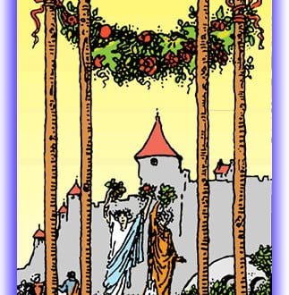 four of wands