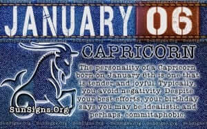 what astrological sign is january 5th
