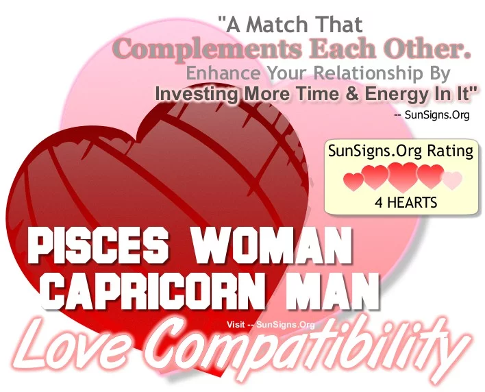 pisces woman capricorn man