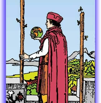 two of-wands upright