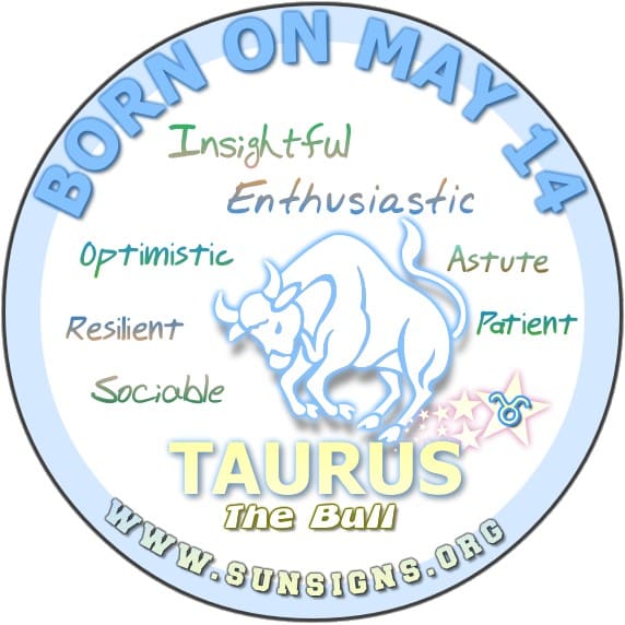 May 14 Zodiac Horoscope Birthday Personality SunSigns Org