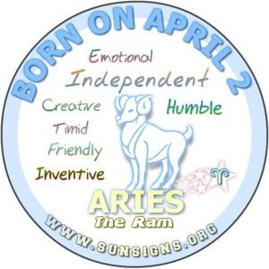 April 2 Zodiac Horoscope Birthday Personality - SunSigns.Org