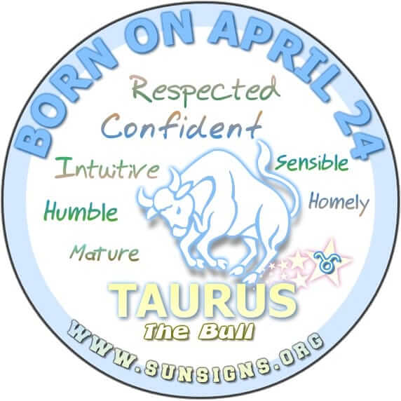 April 24 Zodiac Horoscope Birthday Personality Sunsigns Org