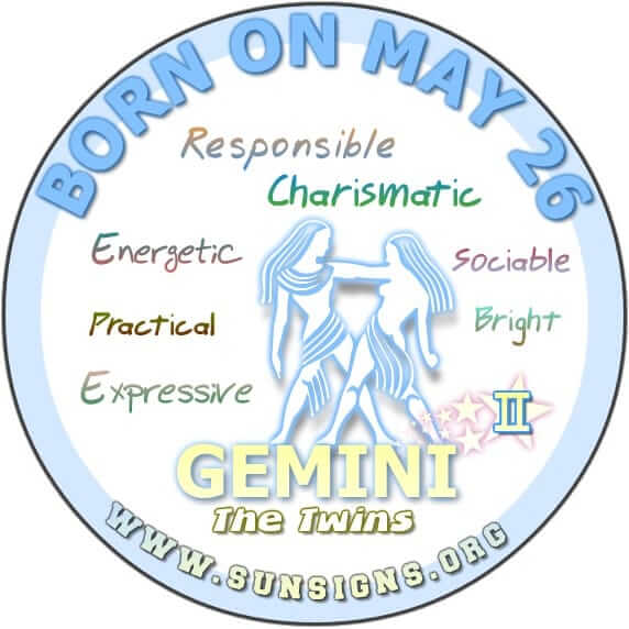 May 26 Zodiac Horoscope Birthday Personality SunSigns Org