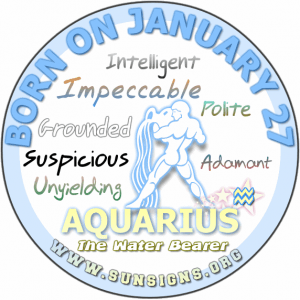 January 27 Zodiac Horoscope Birthday Personality - SunSigns.Org