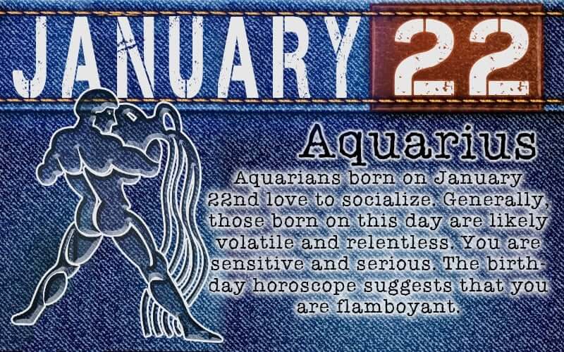 January 22 Zodiac Horoscope Birthday Personality - SunSigns.Org