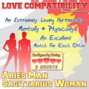 Aries Man And Sagittarius Woman Love Compatibility - SunSigns.Org