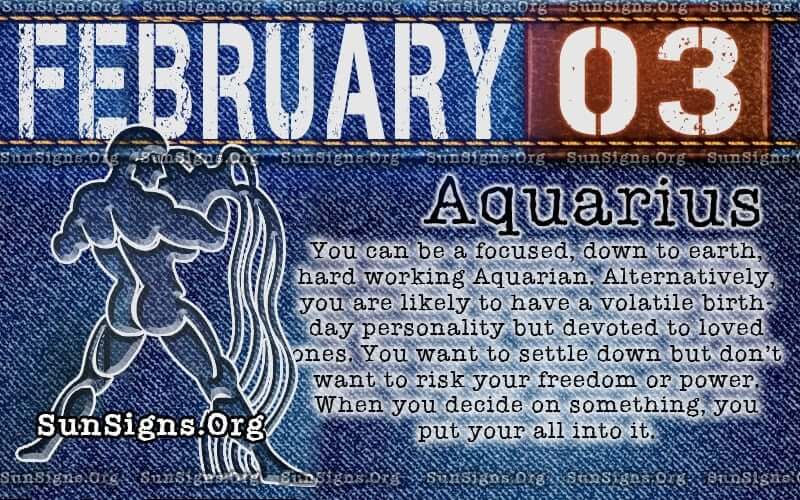 February 3 Horoscope Birthday Personality | SunSigns.Org