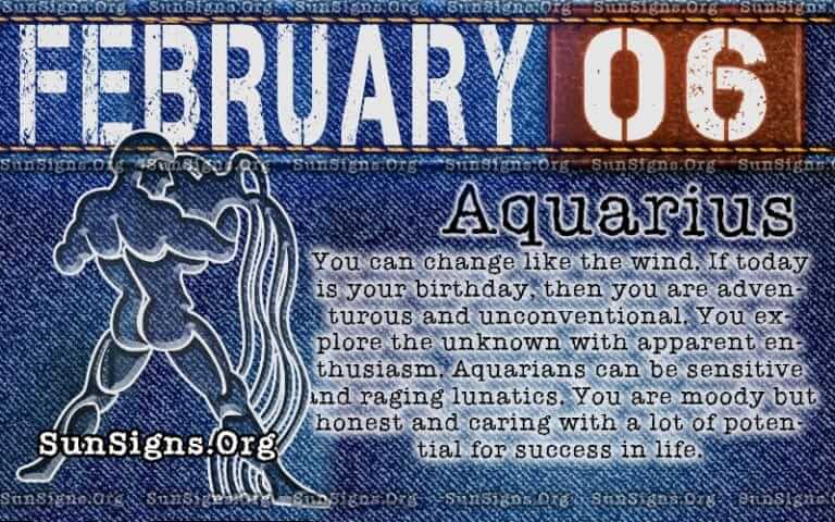 February 6 Zodiac Horoscope Birthday Personality SunSigns Org