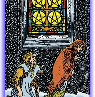 five of pentacles