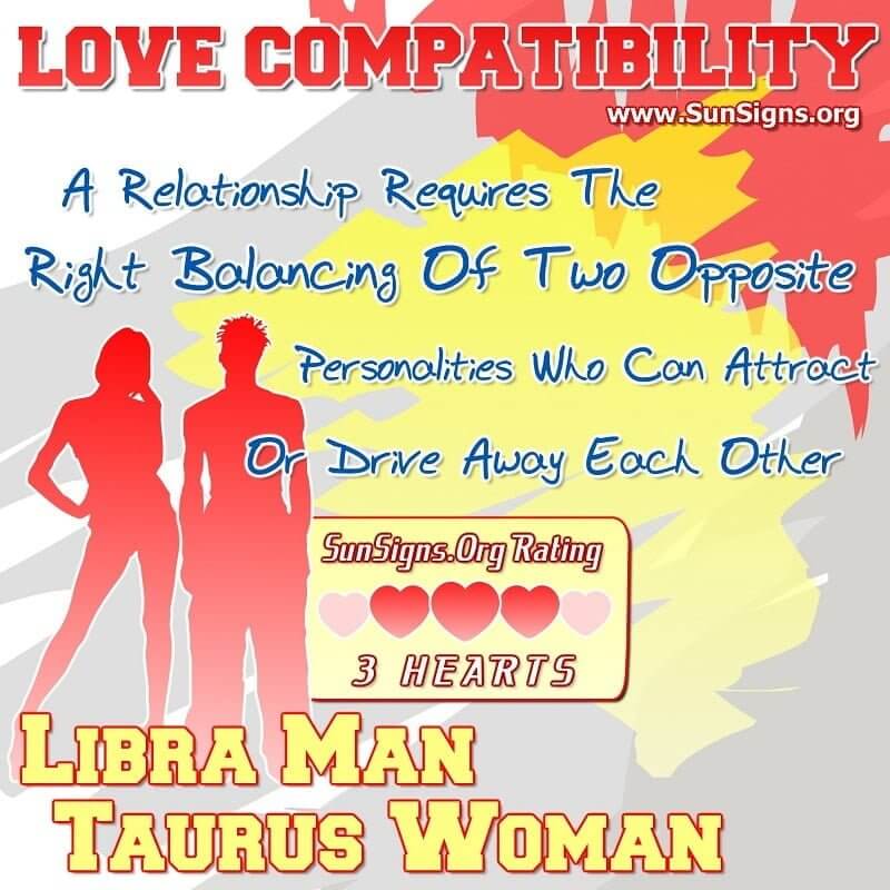 Libra Man And Taurus Woman Love Compatibility