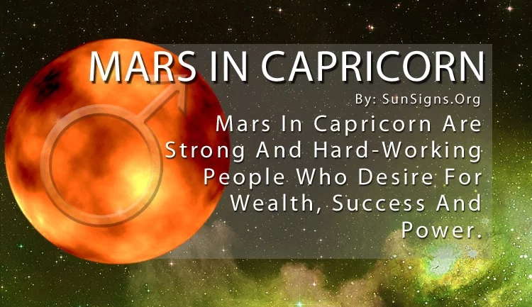 The Mars In Capricorn