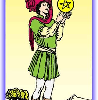 page of pentacles