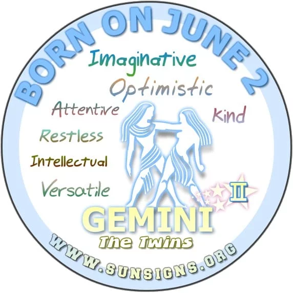 2 june birthday gemini