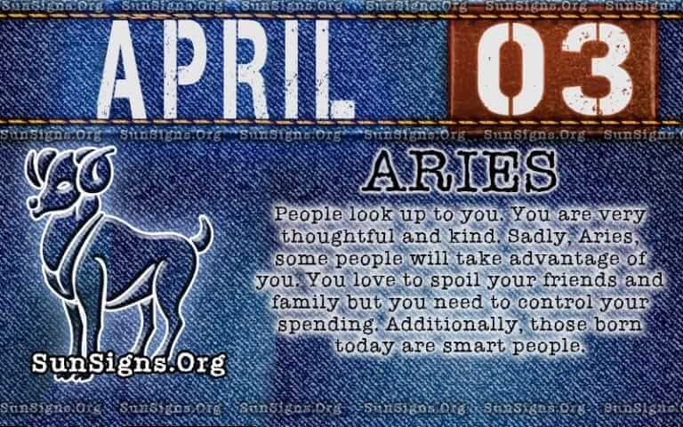 April 3 Zodiac Horoscope Birthday Personality - SunSigns.Org