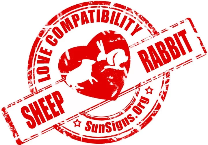 chinese sheep goat zodiac compatibility with rabbit. The Sheep and Rabbit in love with their flair for the creative and love of romance, will make a charming couple.