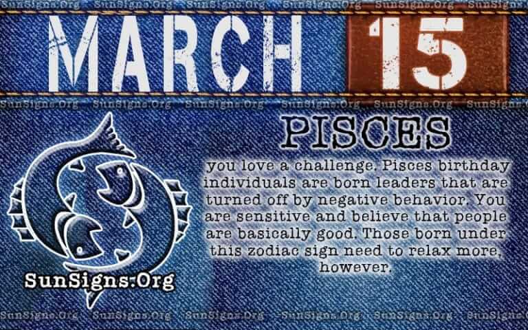 March 15 Zodiac Horoscope Birthday Personality - SunSigns.Org