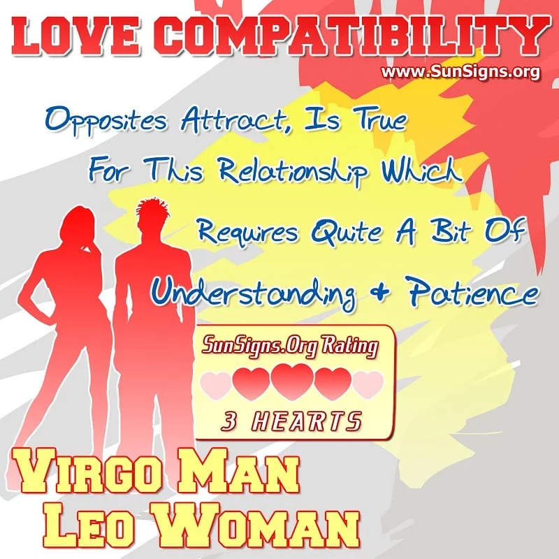 virgo man leo woman