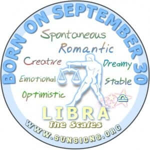 September 30 Zodiac Horoscope Birthday Personality - SunSigns.Org