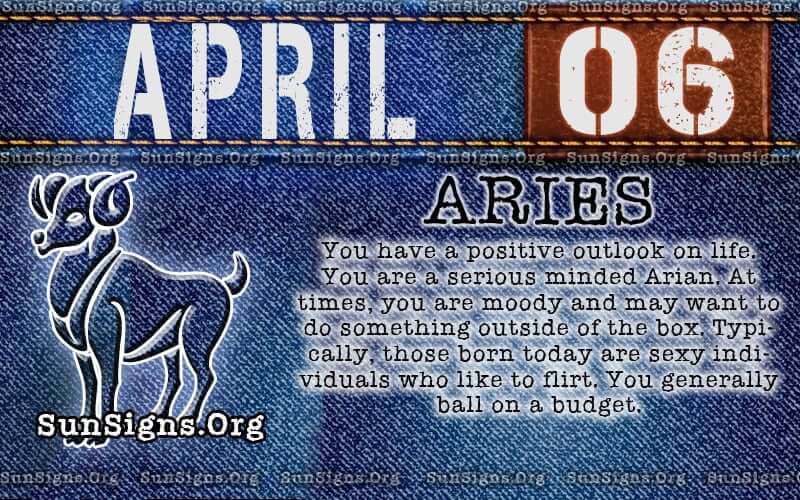 April 6 Zodiac Horoscope Birthday Personality | SunSigns.Org