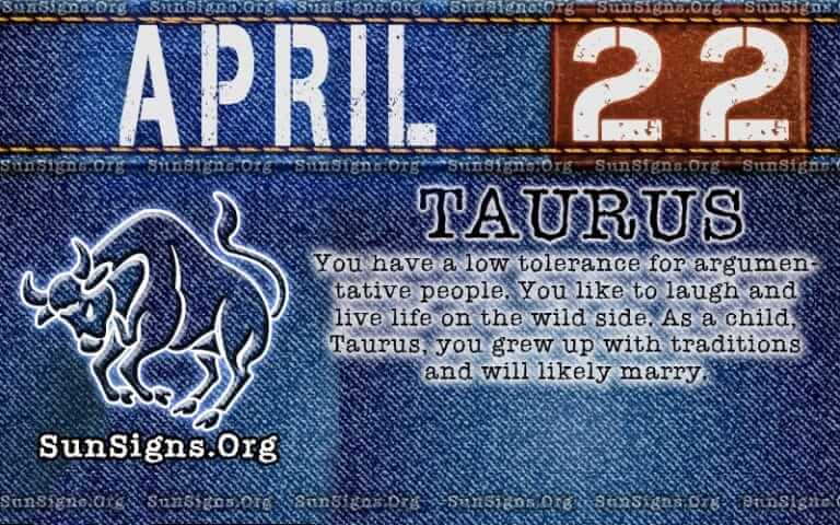 April 22 Zodiac Horoscope Birthday Personality - SunSigns.Org