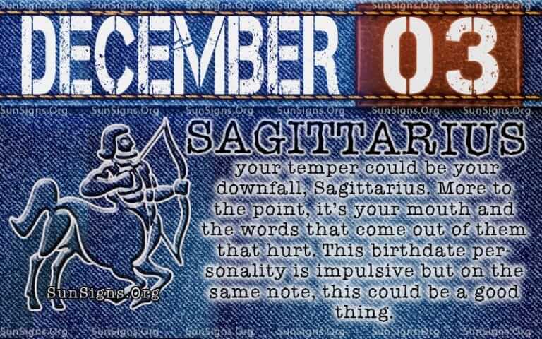  December 3 Zodiac Horoscope Birthday Personality SunSigns Org