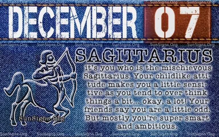 December 7 Zodiac Horoscope Birthday Personality | SunSigns.Org
