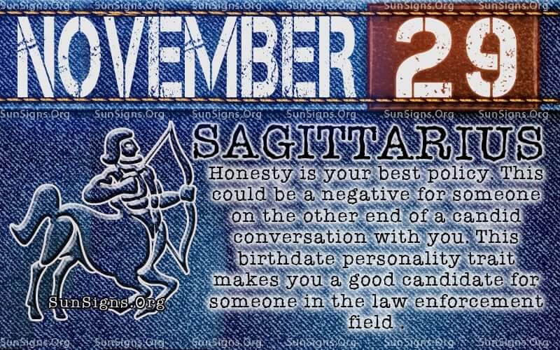 November 29 Zodiac Horoscope Birthday Personality SunSigns Org