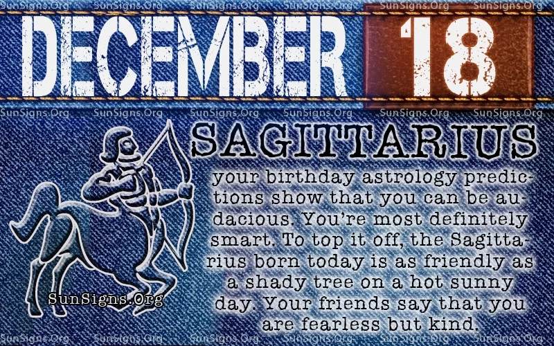 december 18 birthday