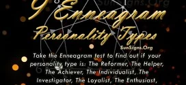 The Enneagram of Personality also known as just the Enneagram consists of 9 personality types.