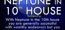 The neptune in tenth house