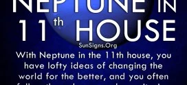 The neptune in eleventh house