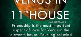 The Venus In 11th House