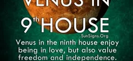 The Venus In 9th House