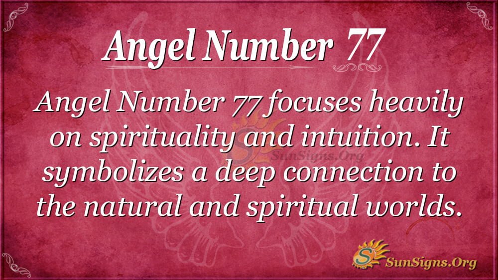 Angel Number 77 Find It s Impact On Your Life SunSigns Org